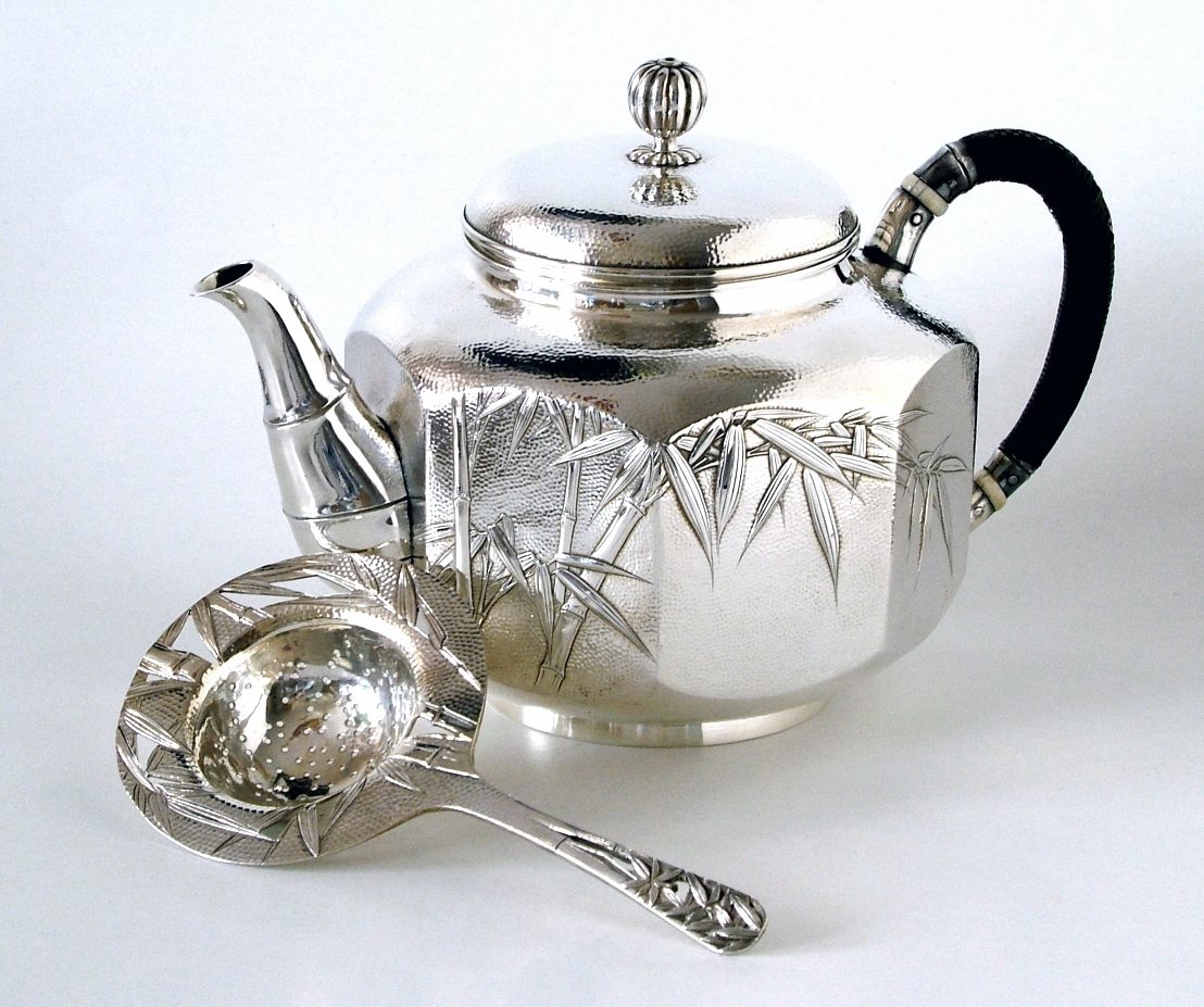 Théière & service à thé — Argenterie ancienne